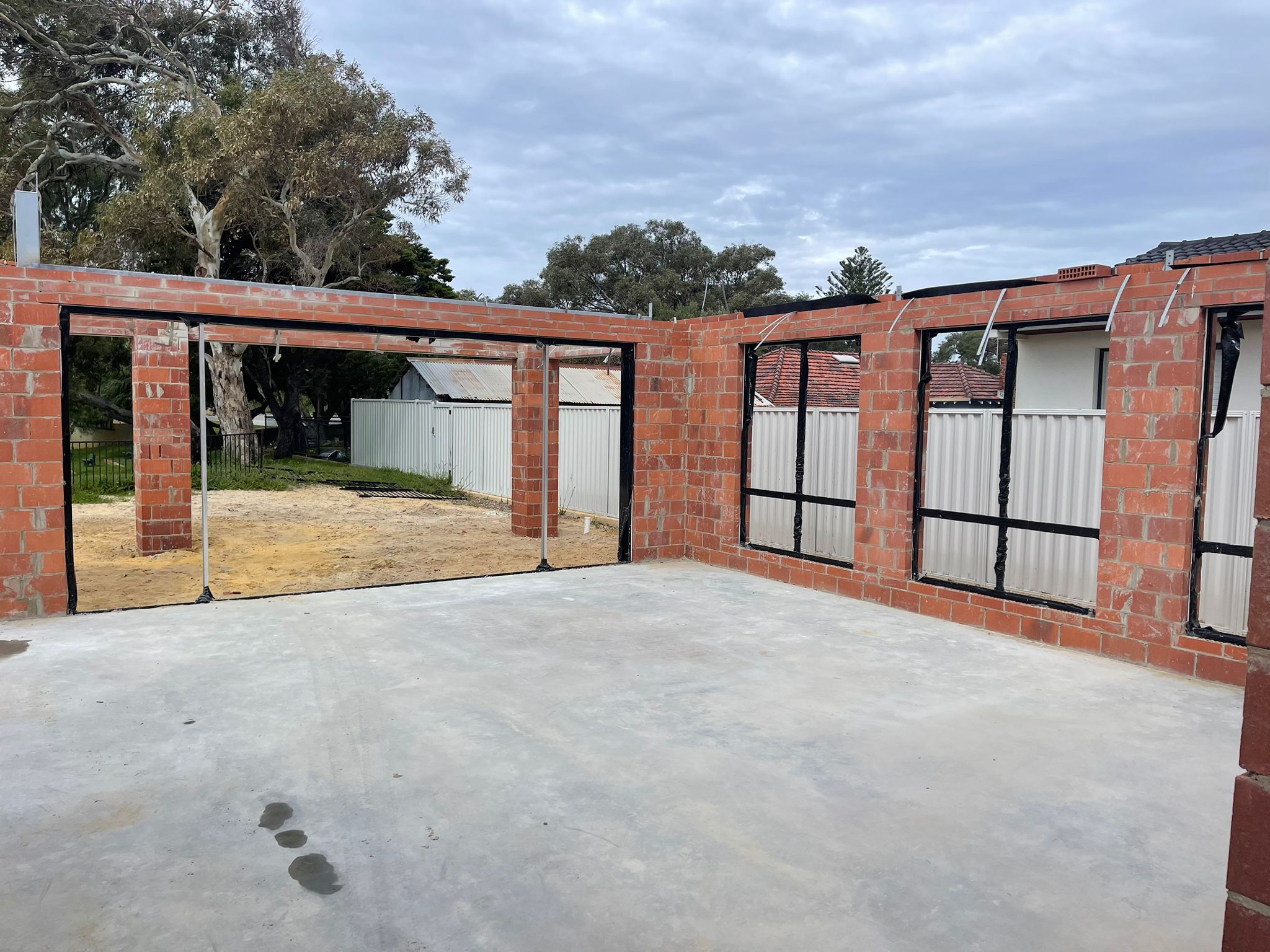 Branksome Gardens City Beach custom residence brickwork photo 10